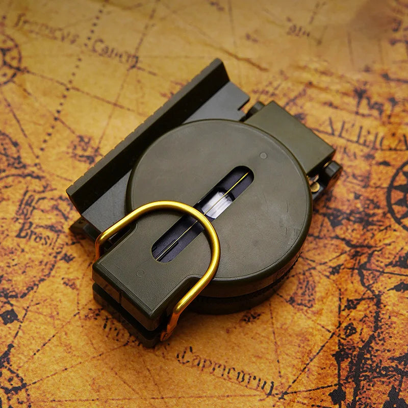 Mini Pocket Brass Golden Luminous Compass