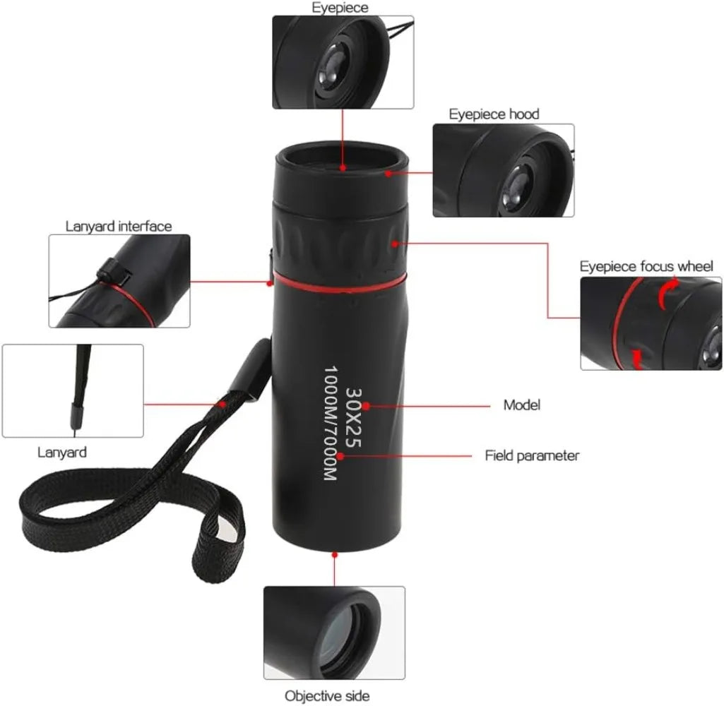 High Quality 25x30 Mini Compact Binocular