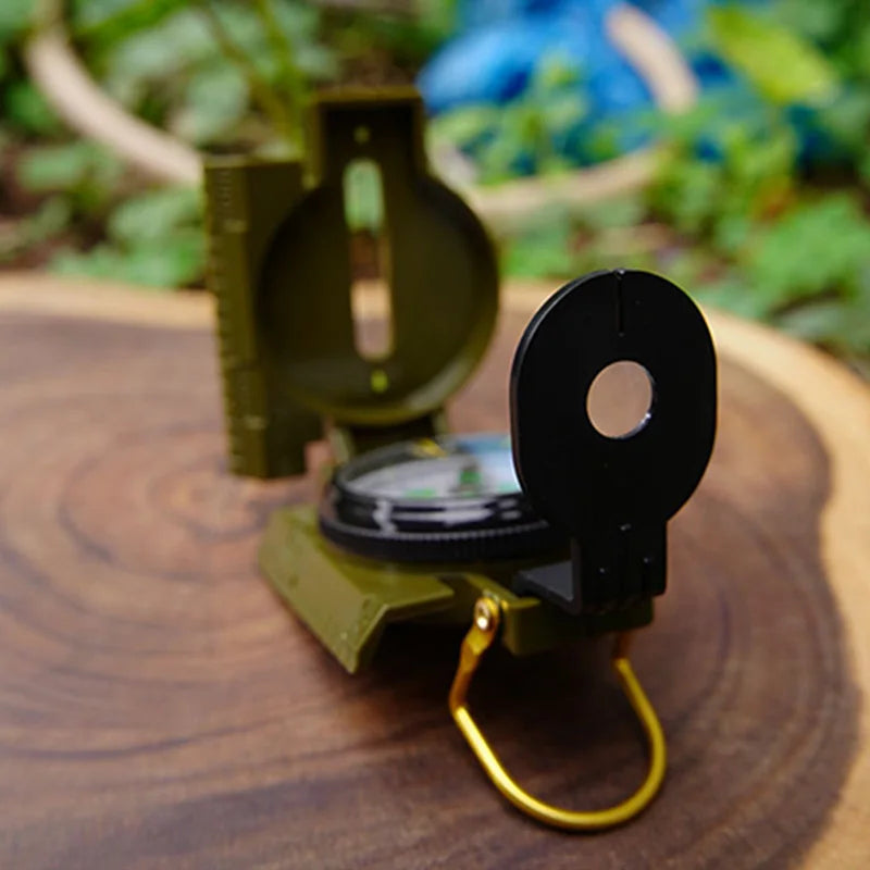 Mini Pocket Brass Golden Luminous Compass