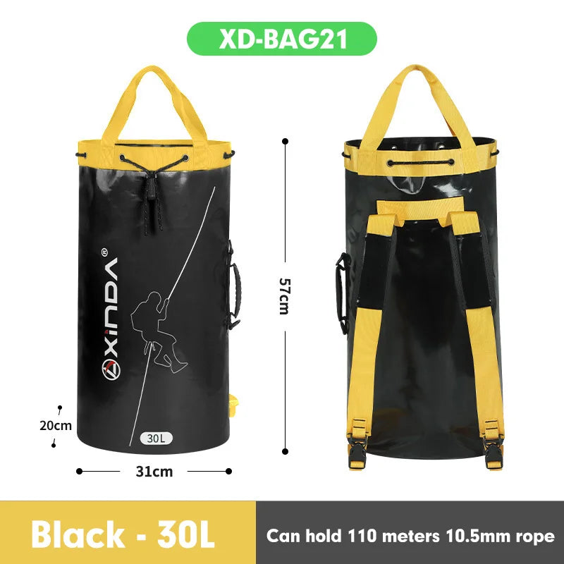 Climbing Rope Bag with Drainage System