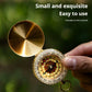 Mini Pocket Brass Golden Luminous Compass