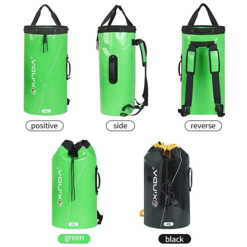 Climbing Rope Bag with Drainage System