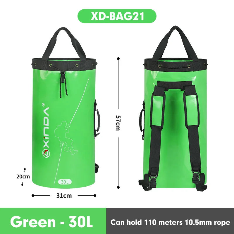 Climbing Rope Bag with Drainage System