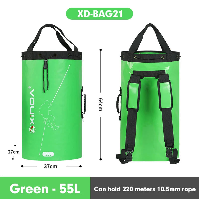 Climbing Rope Bag with Drainage System