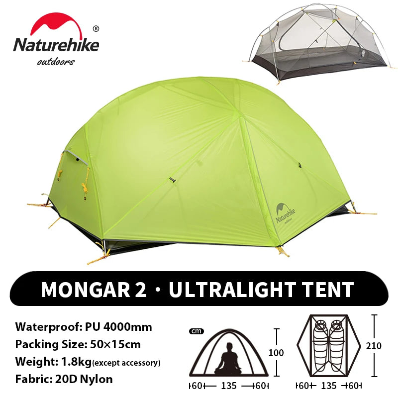 Naturehike  20D Ultralight Travel Tent