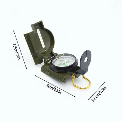 Mini Pocket Brass Golden Luminous Compass